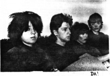 Da! group shot in 1981 - Gaylene, Dave, Dawn and Lorna